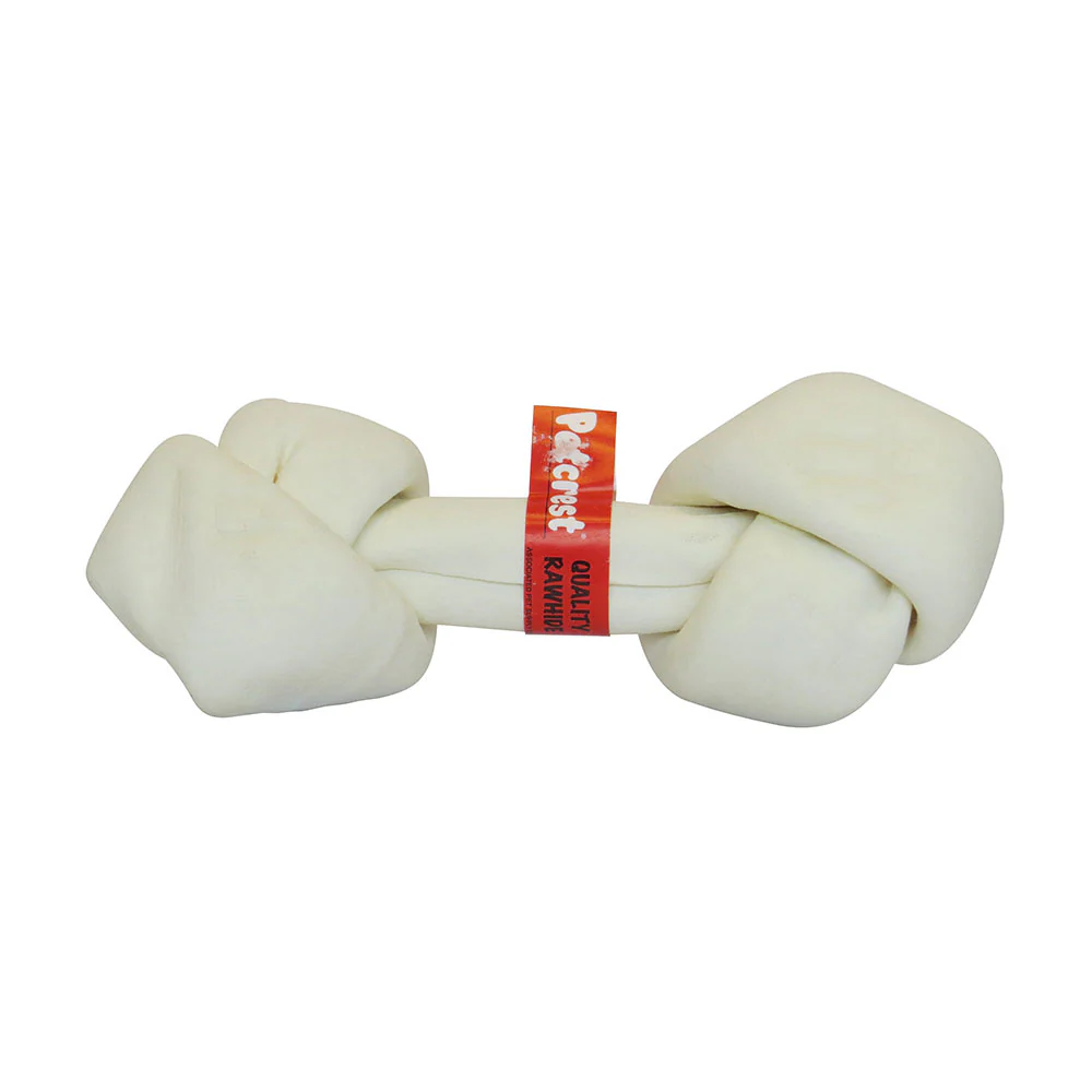 Lennox® Natural Premium Rawhide Knotted Bone Dog Treats 12 Count X 10-11