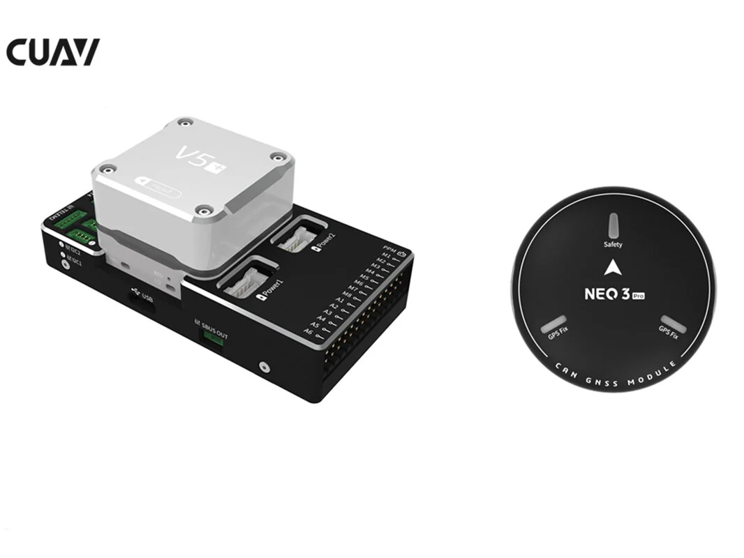 CUAV Pixhawk Drone Fpv V5+ Flight Controller NEO 3 Pro GPS And Airspeed Tube SKYE Module Combo