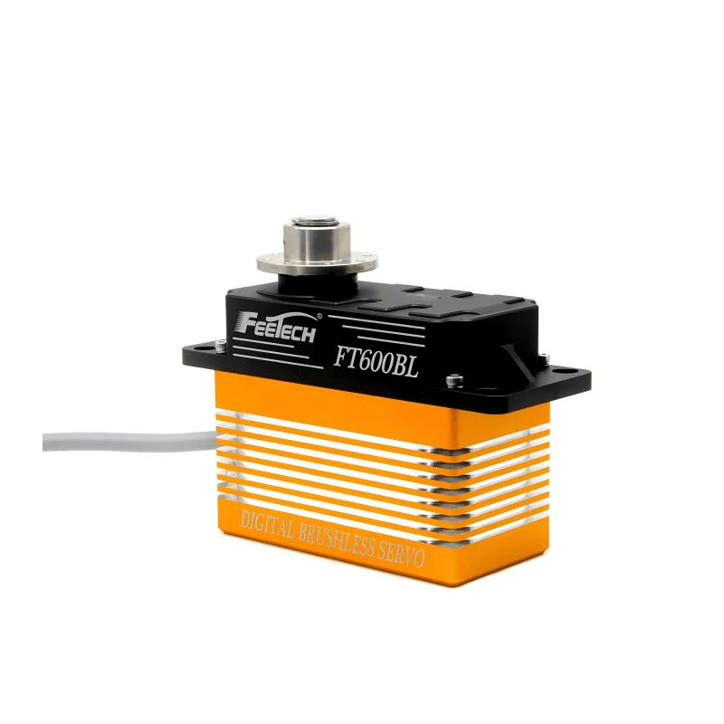 FEETECH FT600B Servo Motor, 24V Brushless, 600kg.cm Torque, 180° PWM Control, Aluminum Case, Steel Gears