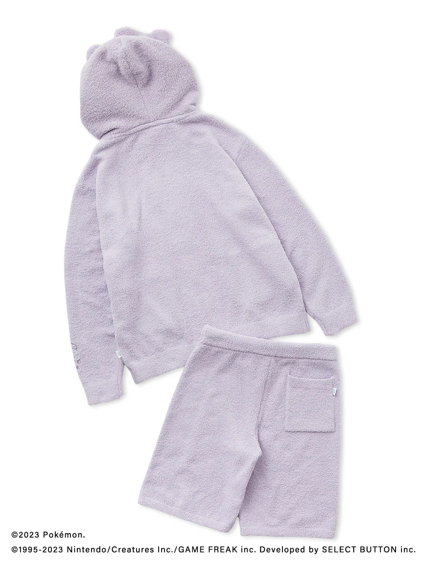 [Pokémon Sleep][MENS] Baby Moco Ditto Hoodie & Shorts Set