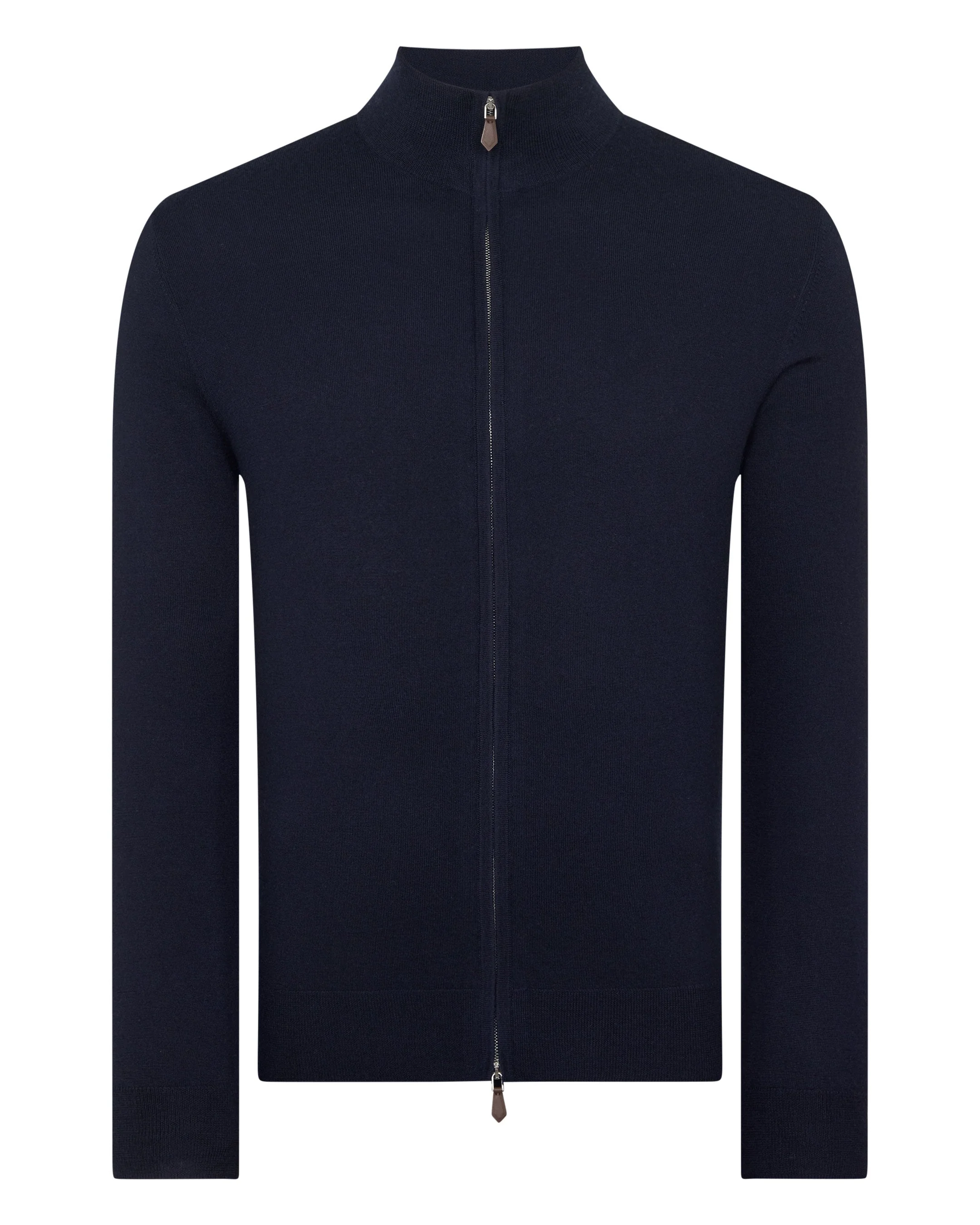 TUCCI SUPERFINE FULL ZIP Navy Blue