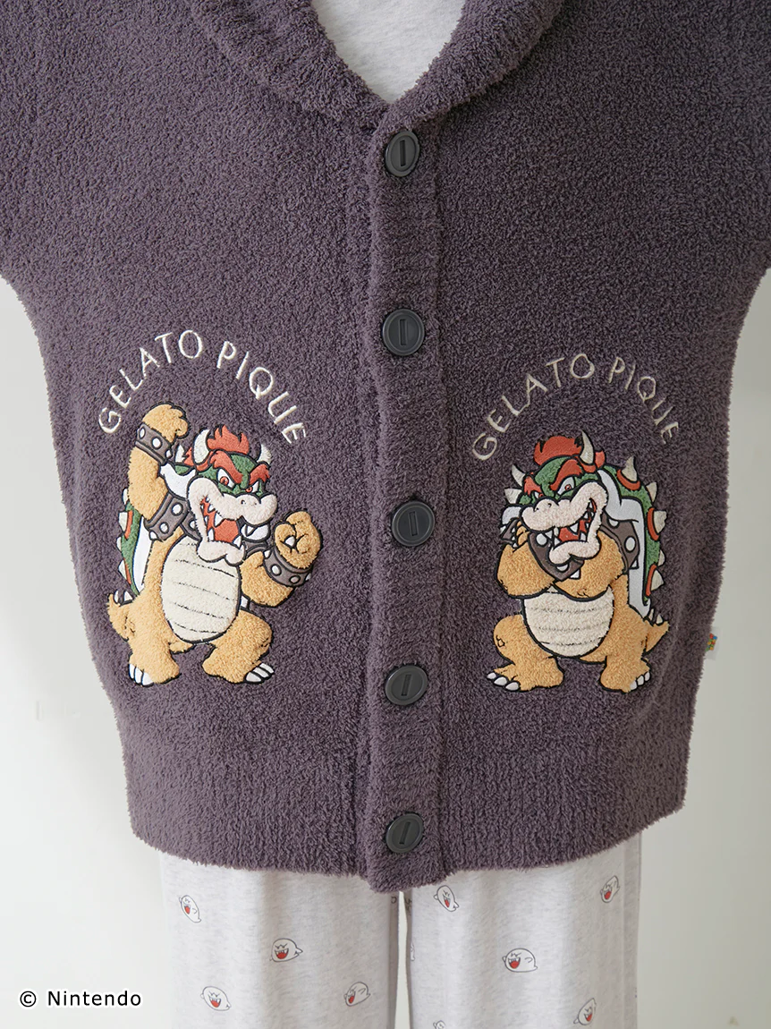 SUPER MARIO™️ UNISEX Baby Moco Jacquard Shawl Cardigan