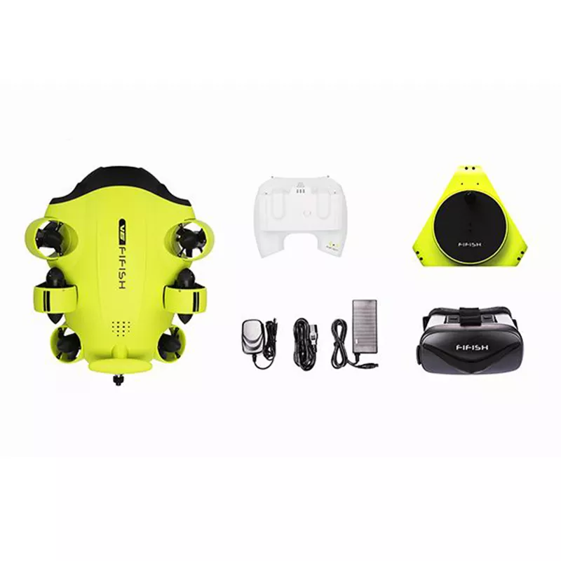 Fifish V6  Essential Fishing Drone- professional Underwater Drone 4K HD UHD Camera 100M Cable VR Control sea robot Drone