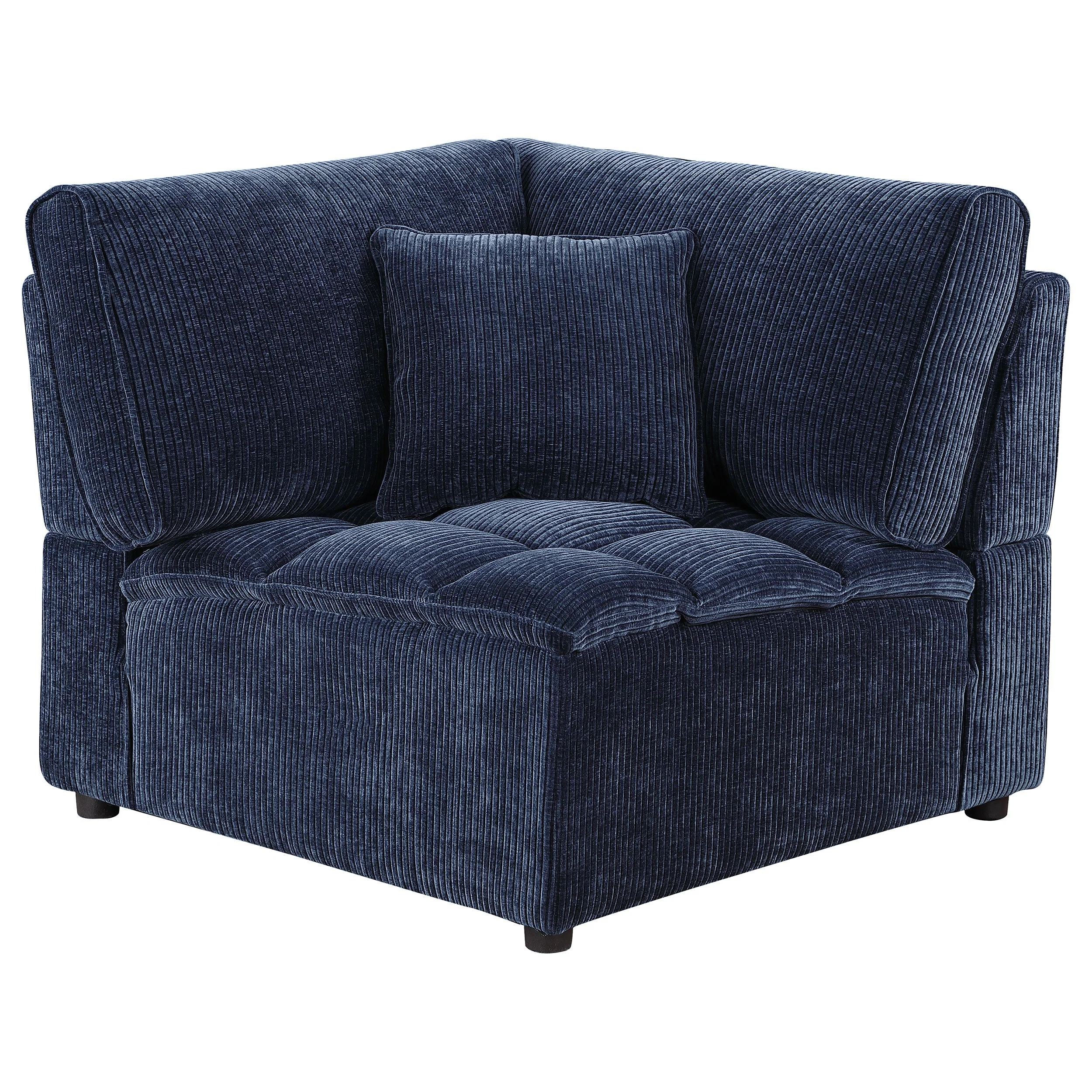 Atlantic Upholstered Modular Sectional Sofa Blue