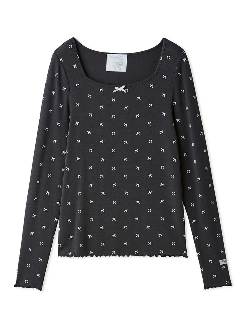 Soft Ribbed Ribbon Pullover