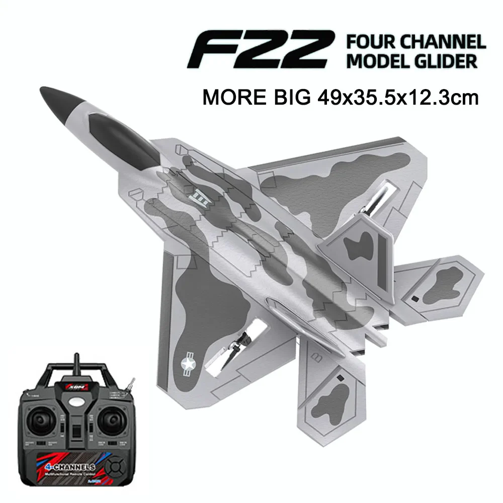 BM22 F22 Fighter 2.4G 4CH Large Fixed-wing Remote Control Airplane Electric Foam Model