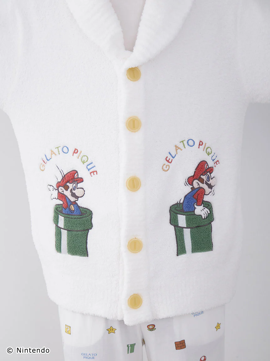 SUPER MARIO™️ UNISEX Baby Moco Jacquard Shawl Cardigan