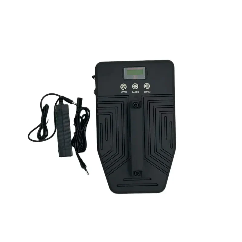 60W Anti Drone Device -  3 Channel 2.4G 5.8G 1.5G Long Distance 1KM Drone Handheld Anti Drone Signal Detection System