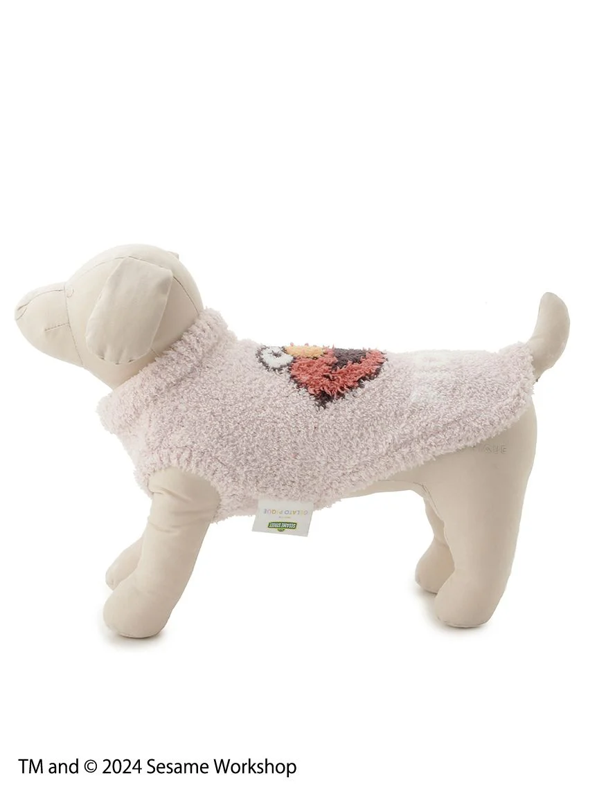 【SESAME STREET】【CAT & DOG】Elmo Jacquard Pullover