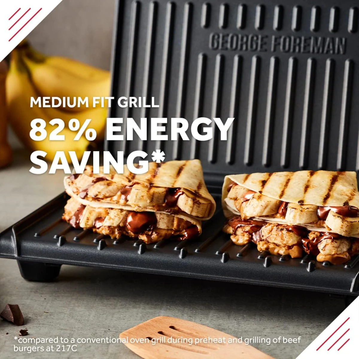 George Foreman Grill 220 volt Medium size 1630 Watts 220v 240 volt 50 hz INT25810220v