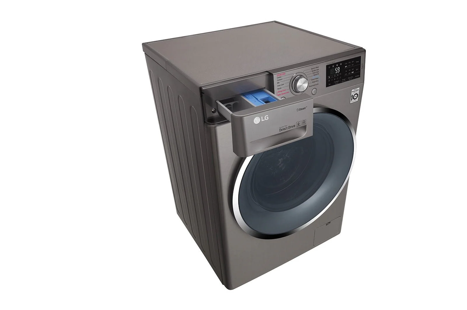 LG F4J5TNP7 6-Motion Direct Drive Front Load Washer for 220 Volts