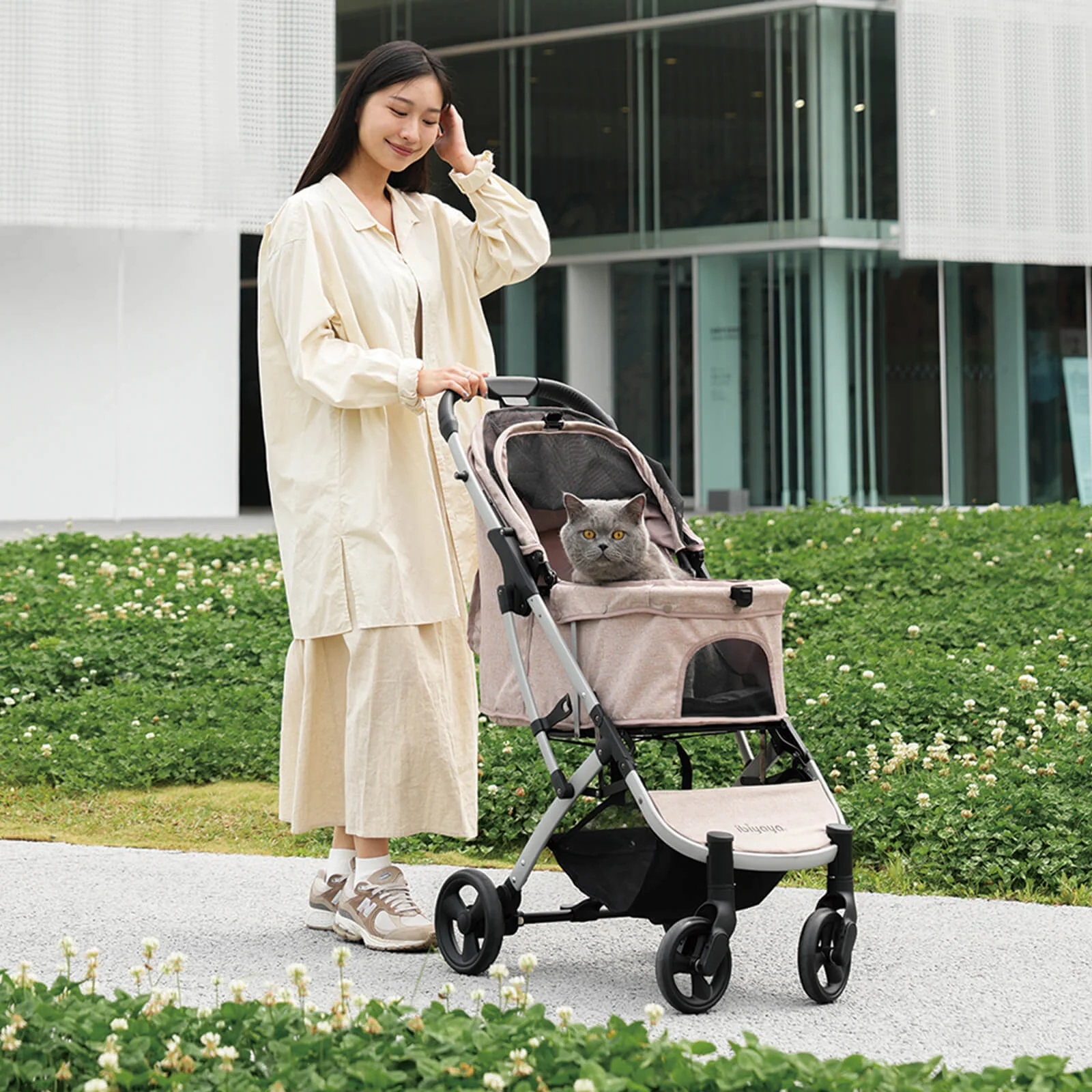Evolution Speedy Fold Pet Buggy, Best Foldable Cat, Rabbit and Dog Stroller