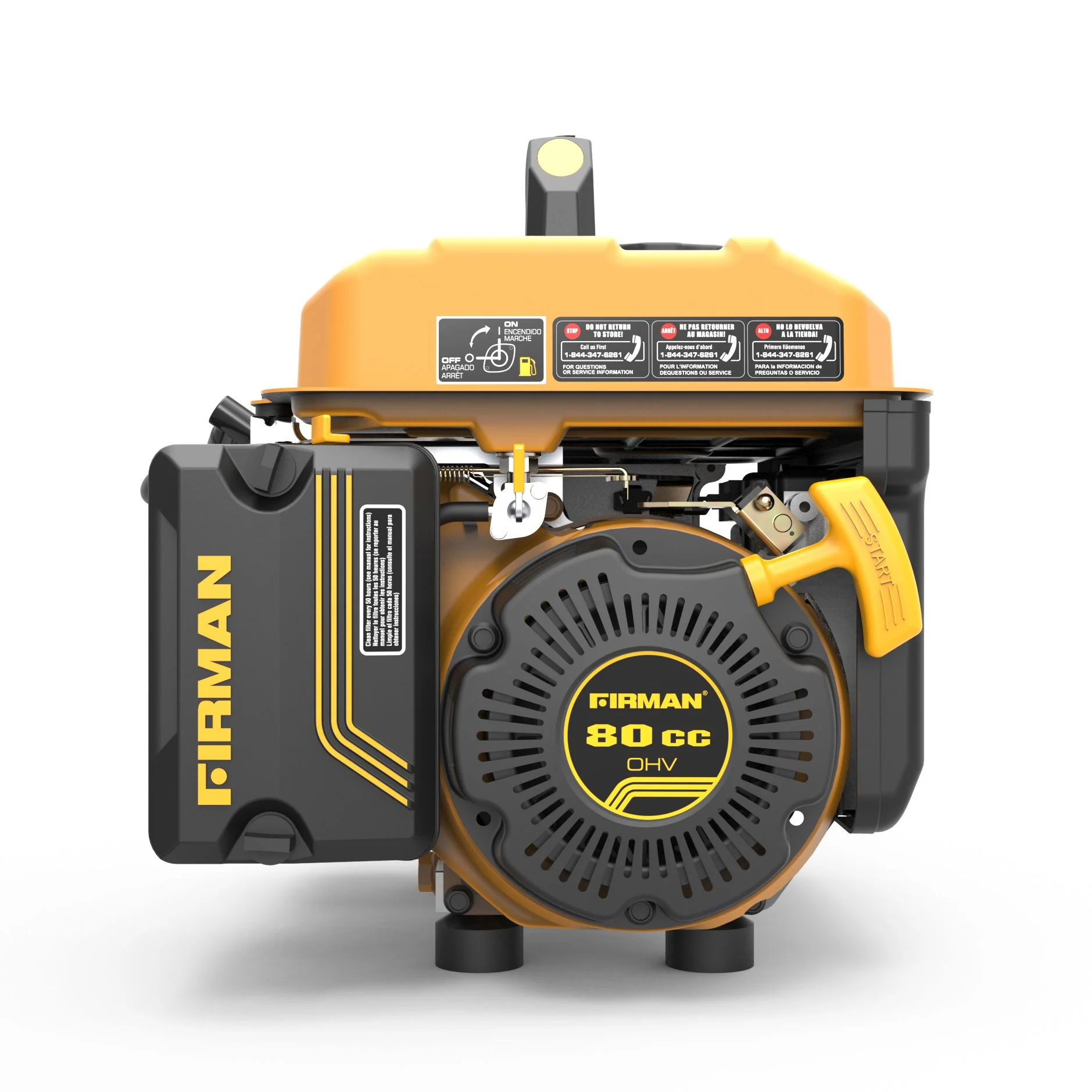 Gas Portable Generator 1300W Recoil Start