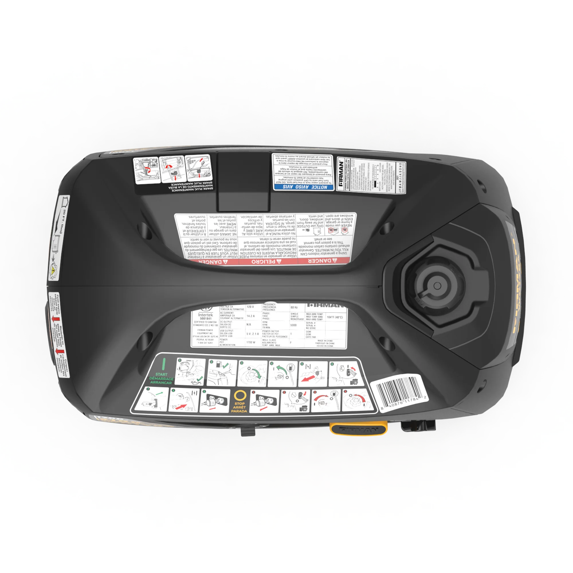 Inverter Portable Generator 2100W Recoil Start