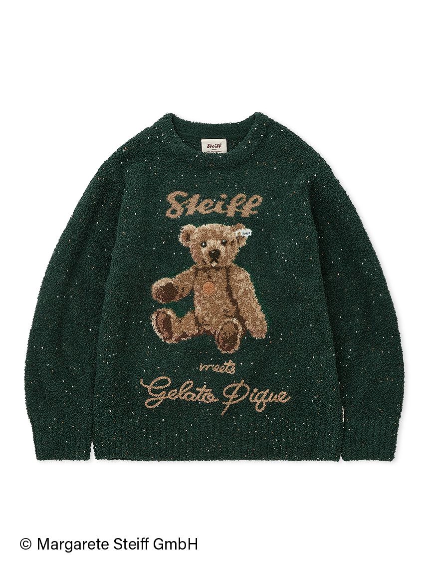 [Steiff] Powder 55PB Jacquard Pullover