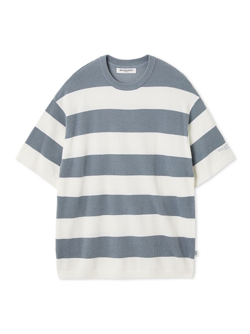 Mens Smoothie Stripe Crew Neck Shirt