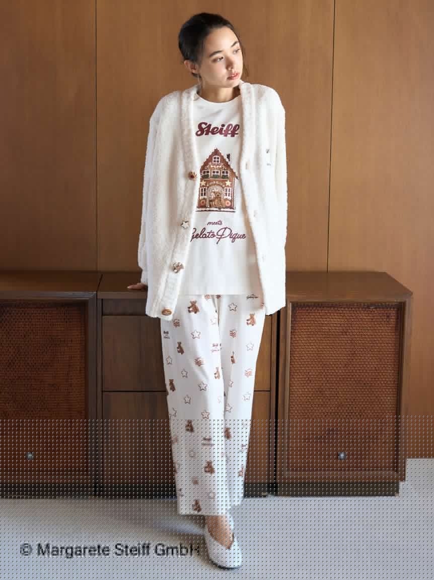 [Steiff] 55PB & Cookies All-Over Long Pants