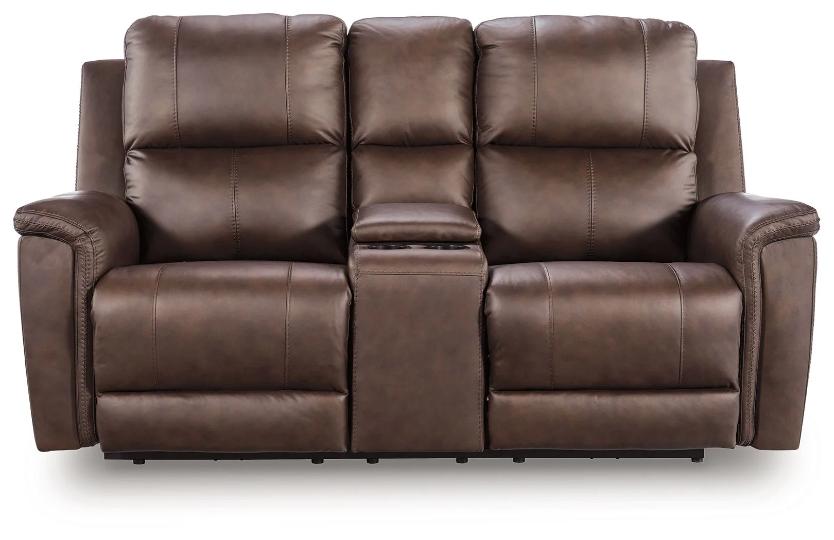Bleckley - Power Reclining Loveseat With Console / Adjustable Headrest