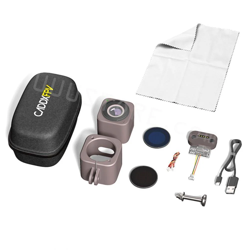 CADDX WALNUT - 4K/60fps FOV 150 IP64 60g FPV Action Camera Built-in 600mAH Battery Gyroflow ND8 ND16 for FPV Freestyle Cinewhoop