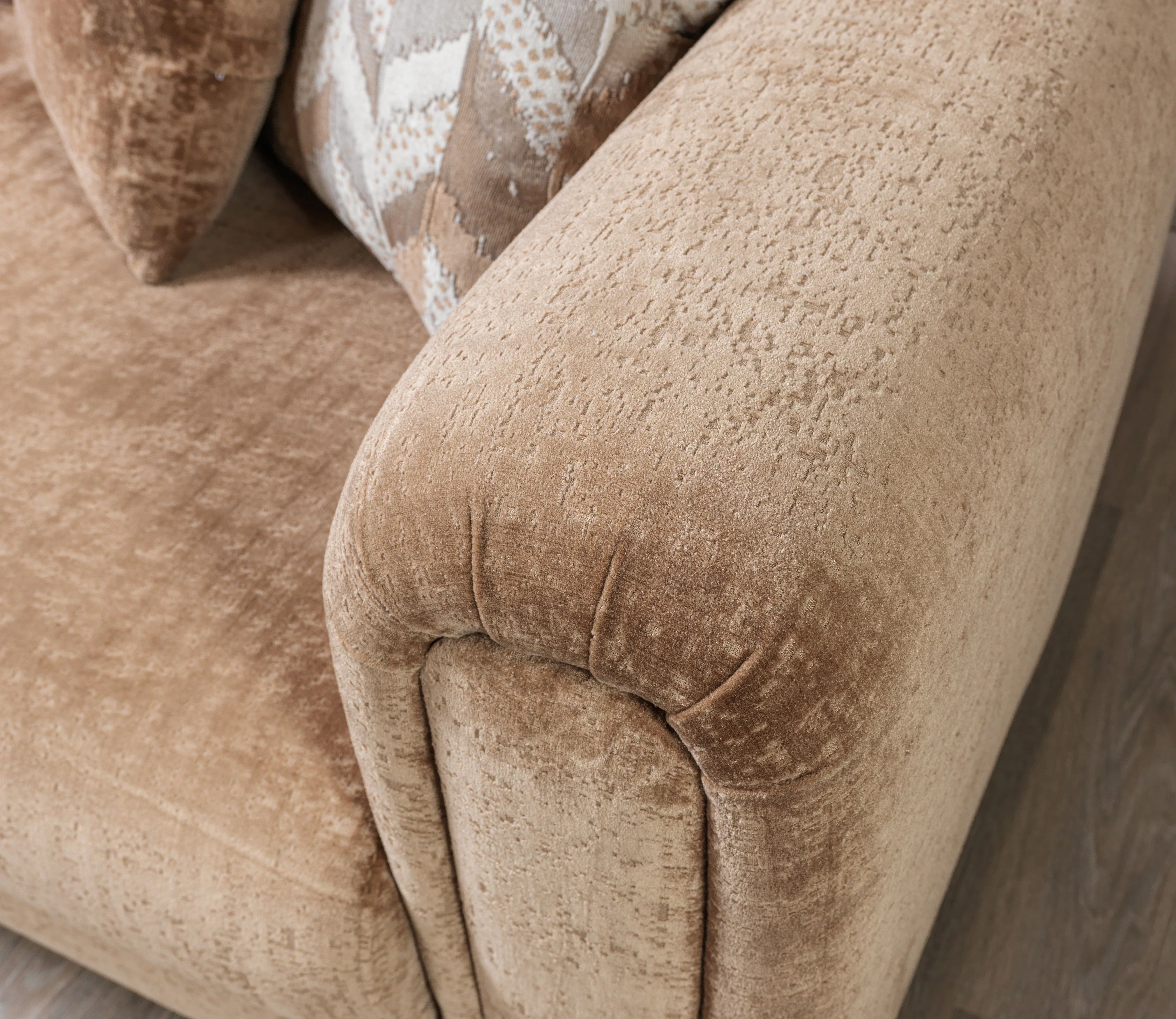 Brenda Coffee  Boucle  Sofa 93