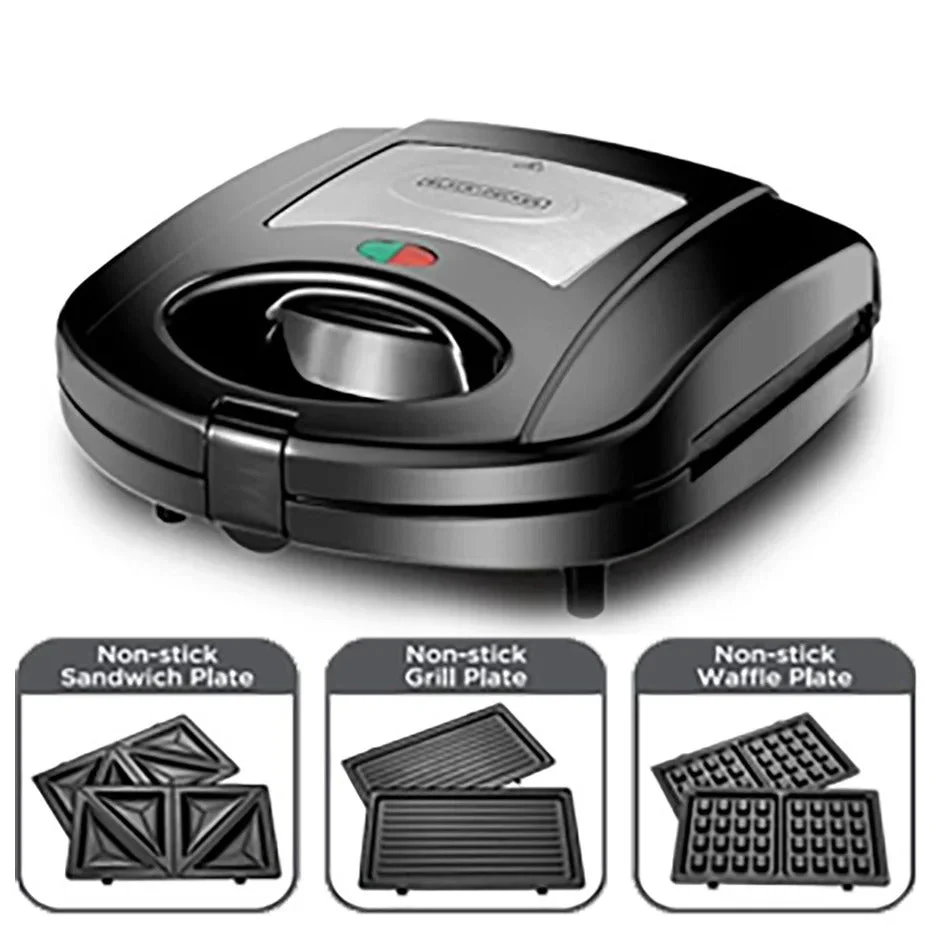 Black & Decker sandwich maker waffle maker and Grill TS2130-B5  3 in 1 Sandwich Waffle Maker & Grill for 220v 240 volts 50 hz