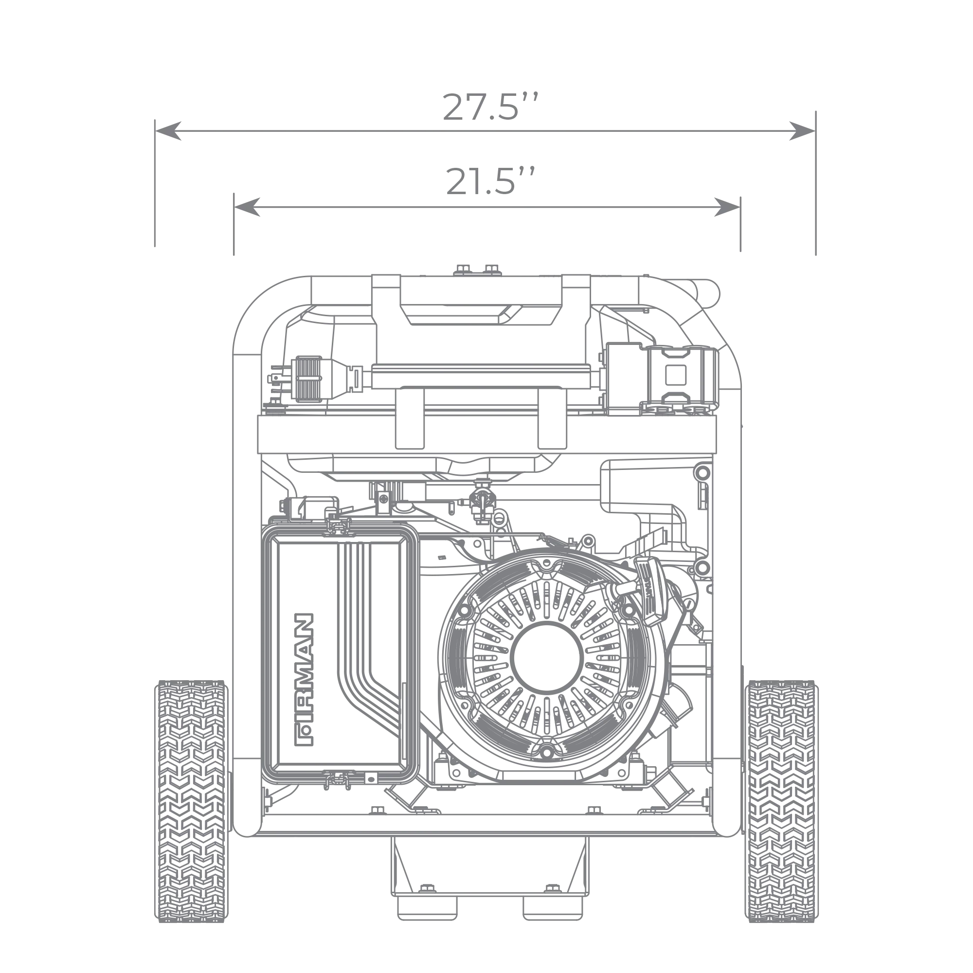 Gas Portable Generator 10000W  Remote Start 120/240V