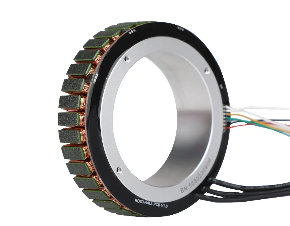 CubeMars RO80 KV105 Frameless Outrunner Torque Motor 48V 1.3Nm 4Nm 3600rpm for Cobot Arm Robotics