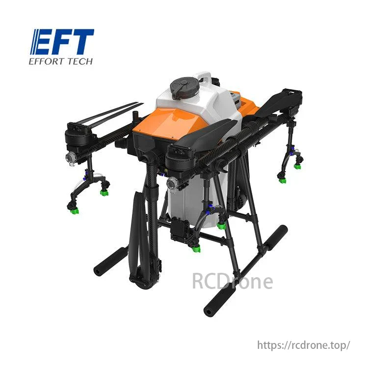 EFT G630 30L Agriculture Drone - 6 axis 30L Take-off Weight 63kg payload seed sprayer seeder spreader compact with Hobbywing X9 Plus JIYI K++ V2 FC, Skydroid T12
