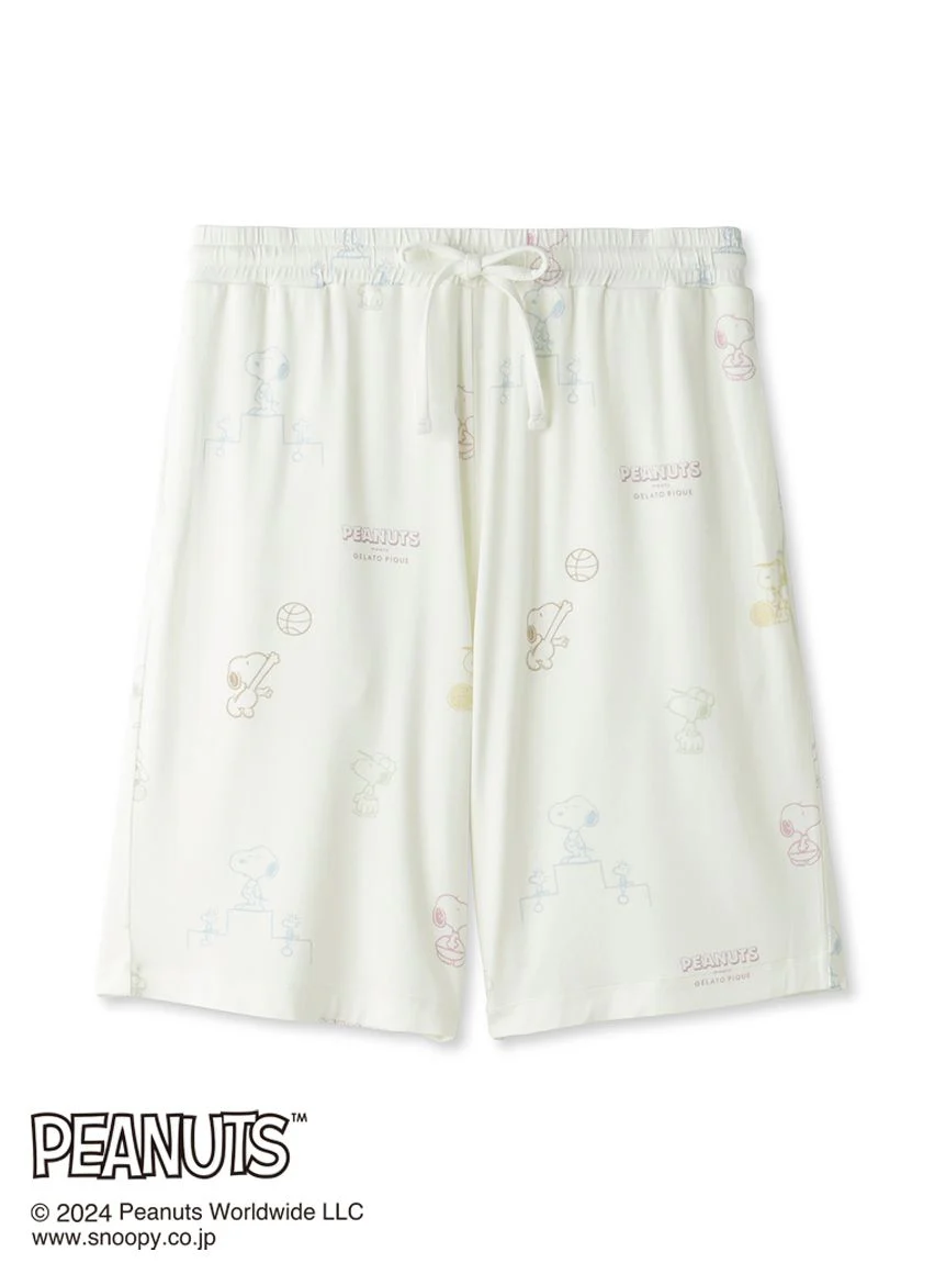 PEANUTS MENS Printed Pajama Shorts