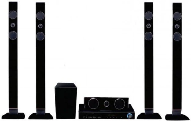 JVC TH-DTN300 Tall Boy DVD Bluetooth Hi-Fi System for 110 - 240 Volts