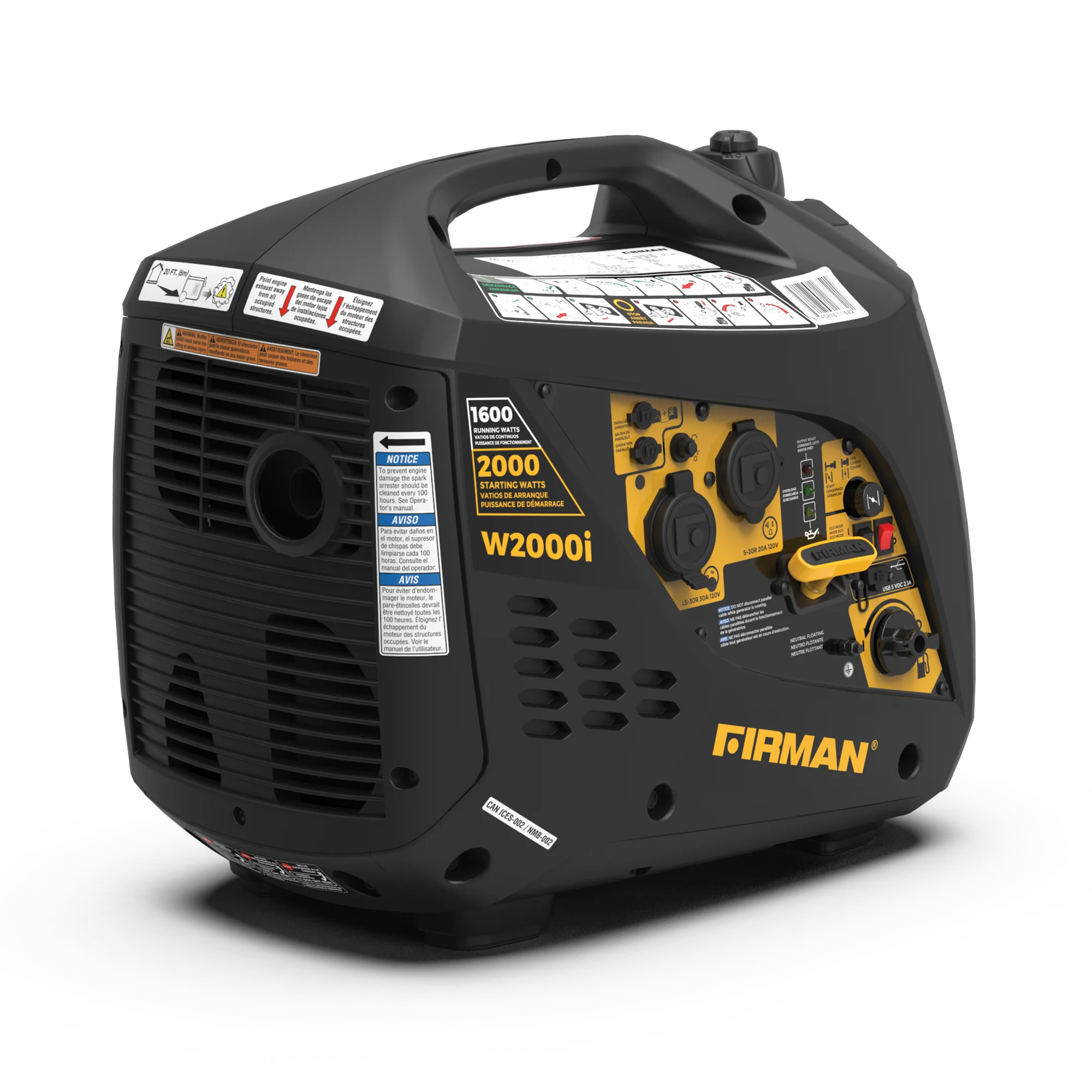 Inverter Portable Generator 2000/1600W Recoil Start