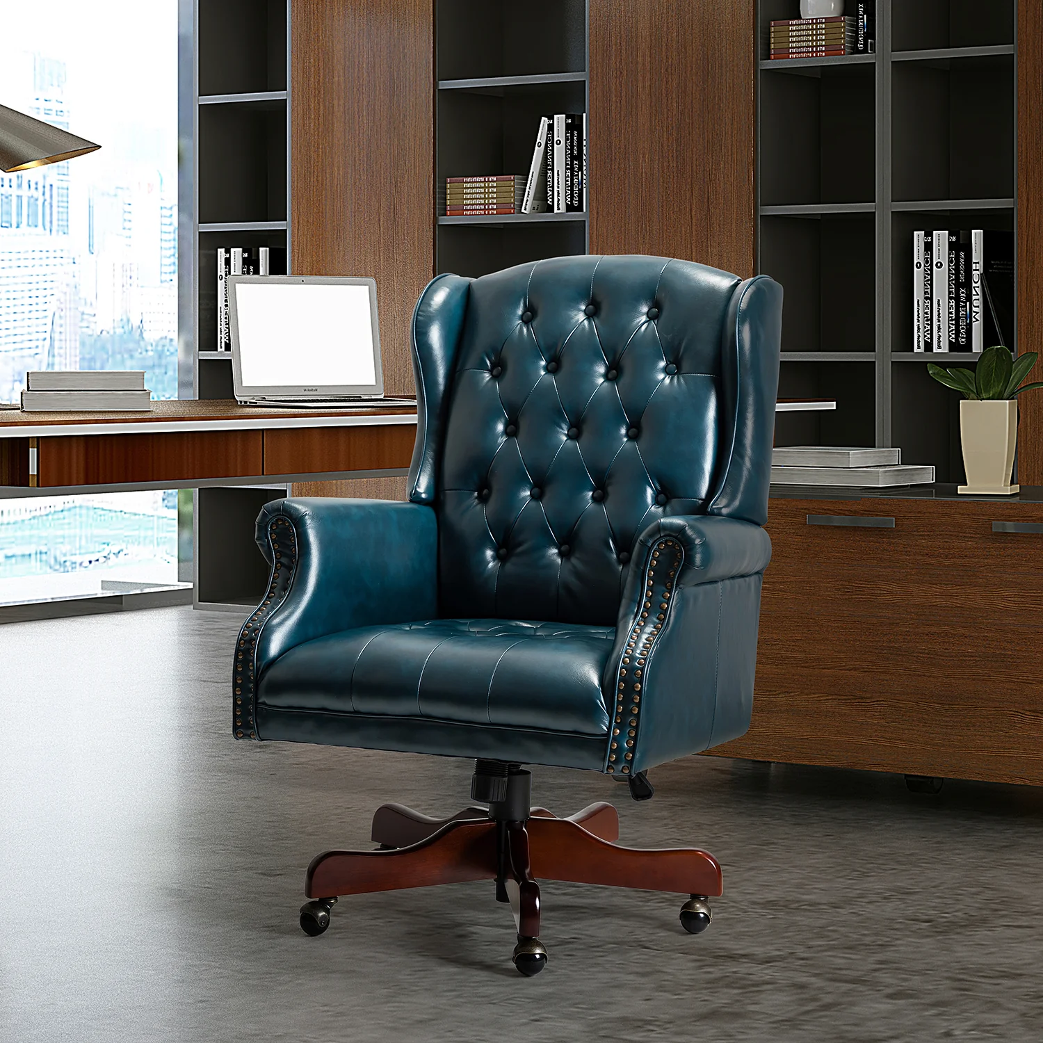 Amadeo Executive Chair in Turquoise