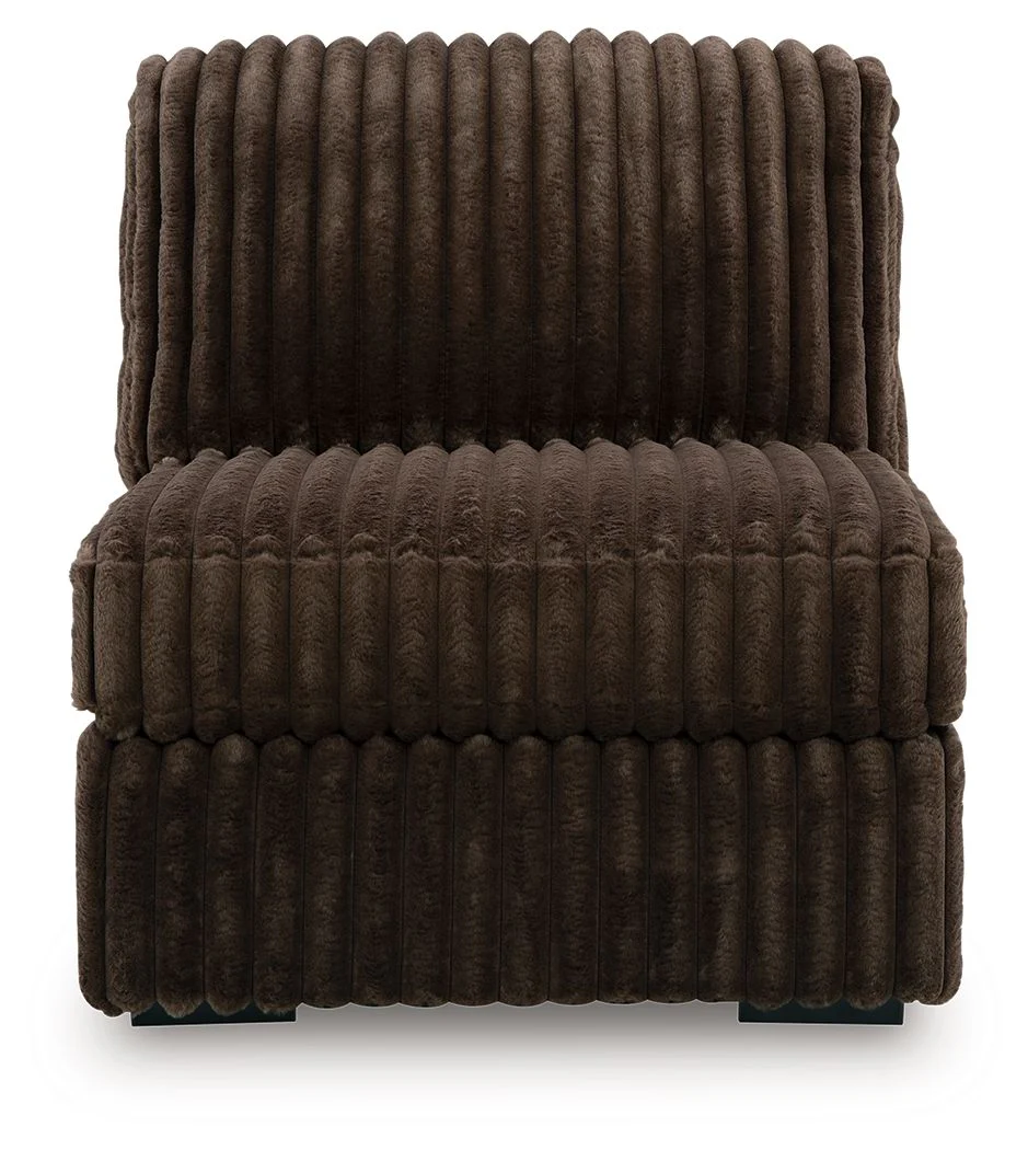 Midnight-Madness - Armless Chair - Chocolate