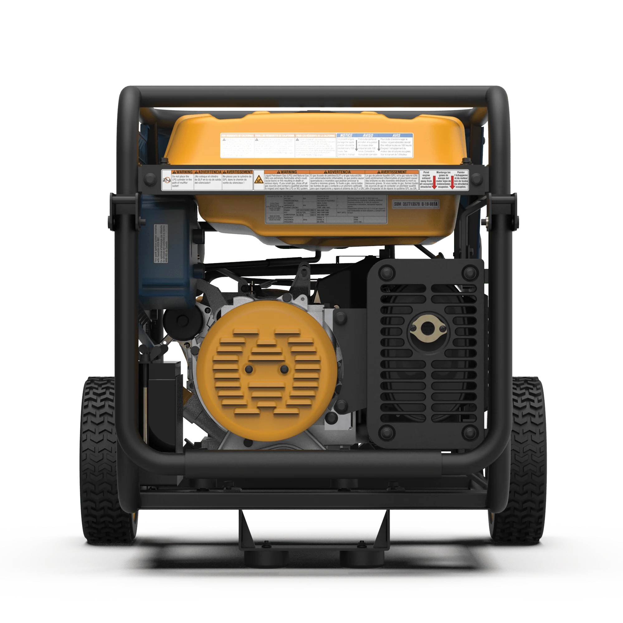 Tri Fuel Portable Generator 8000W Electric Start 120/240V