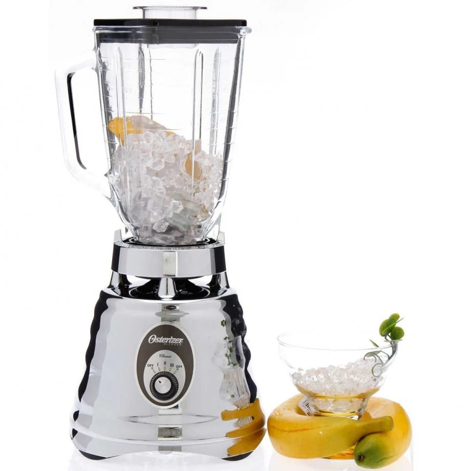 Oster 4655 Chrome 3 speed Blender 220 volts 50 hz  600 Watt Blender