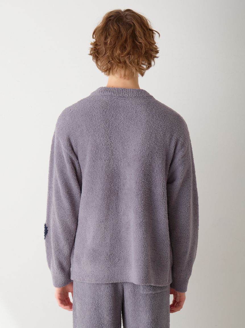 UNISEX Heart Jacquard Cardigan