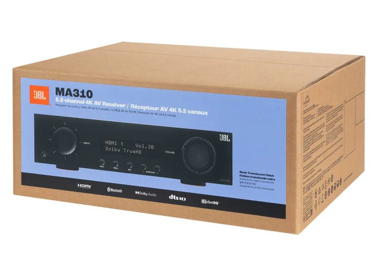 JBL MA310 220 Volt Receiver 鈥?4K 5.2 Channel Amplifier