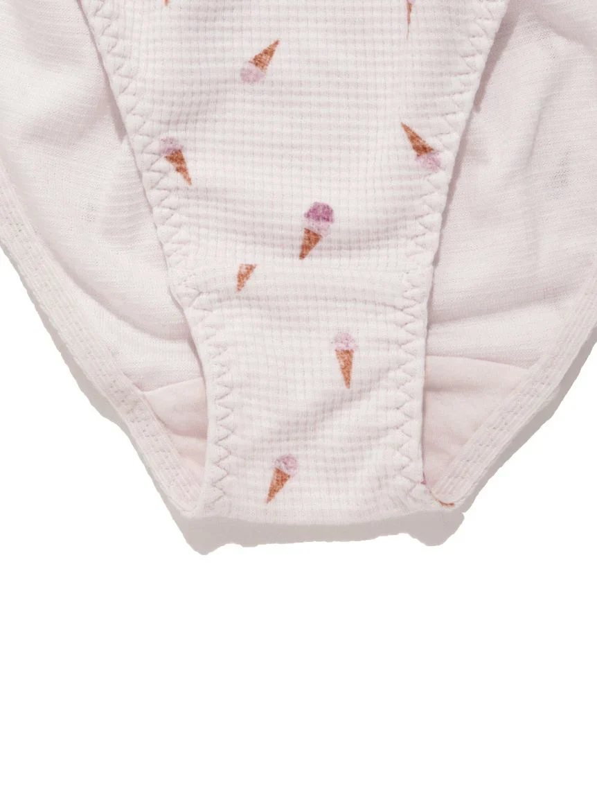 Ice Cream Waffle Bra & Underwear Set