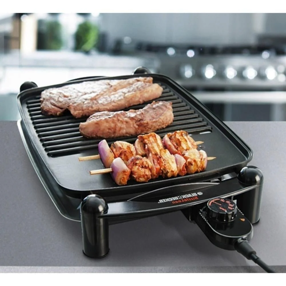 Black And Decker IG201 220V Electric Indoor Grill Griddle For 220-240 Volt Export
