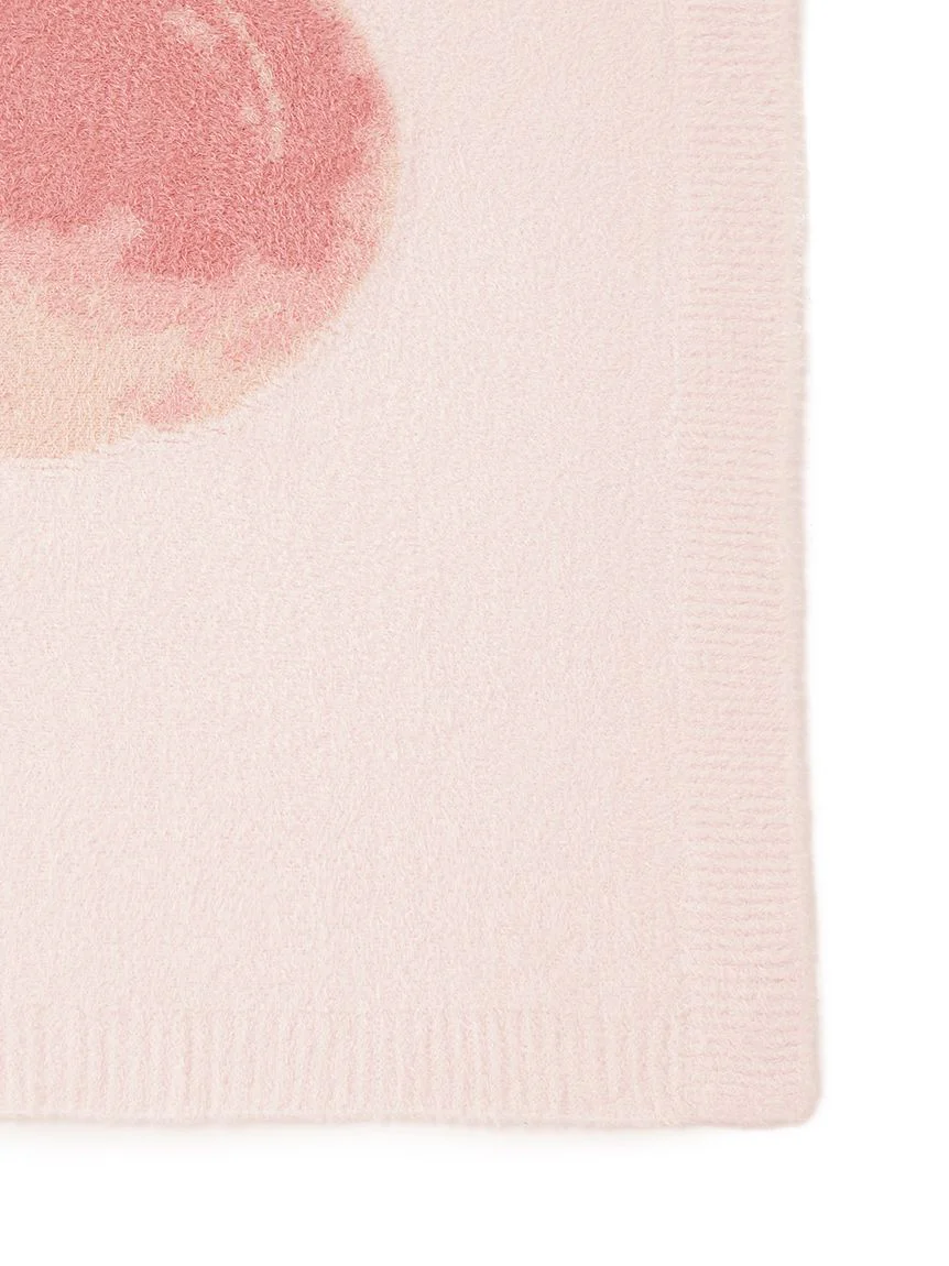 Smoothie Fruit Jacquard Half Blanket