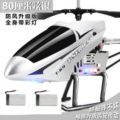 EN71 extra Large Rc Helicopter - 3.5CH 80cm extra Large remote control aircraft durable rc helicopter charging toy drone model UAV outdoor aircraft helicopter