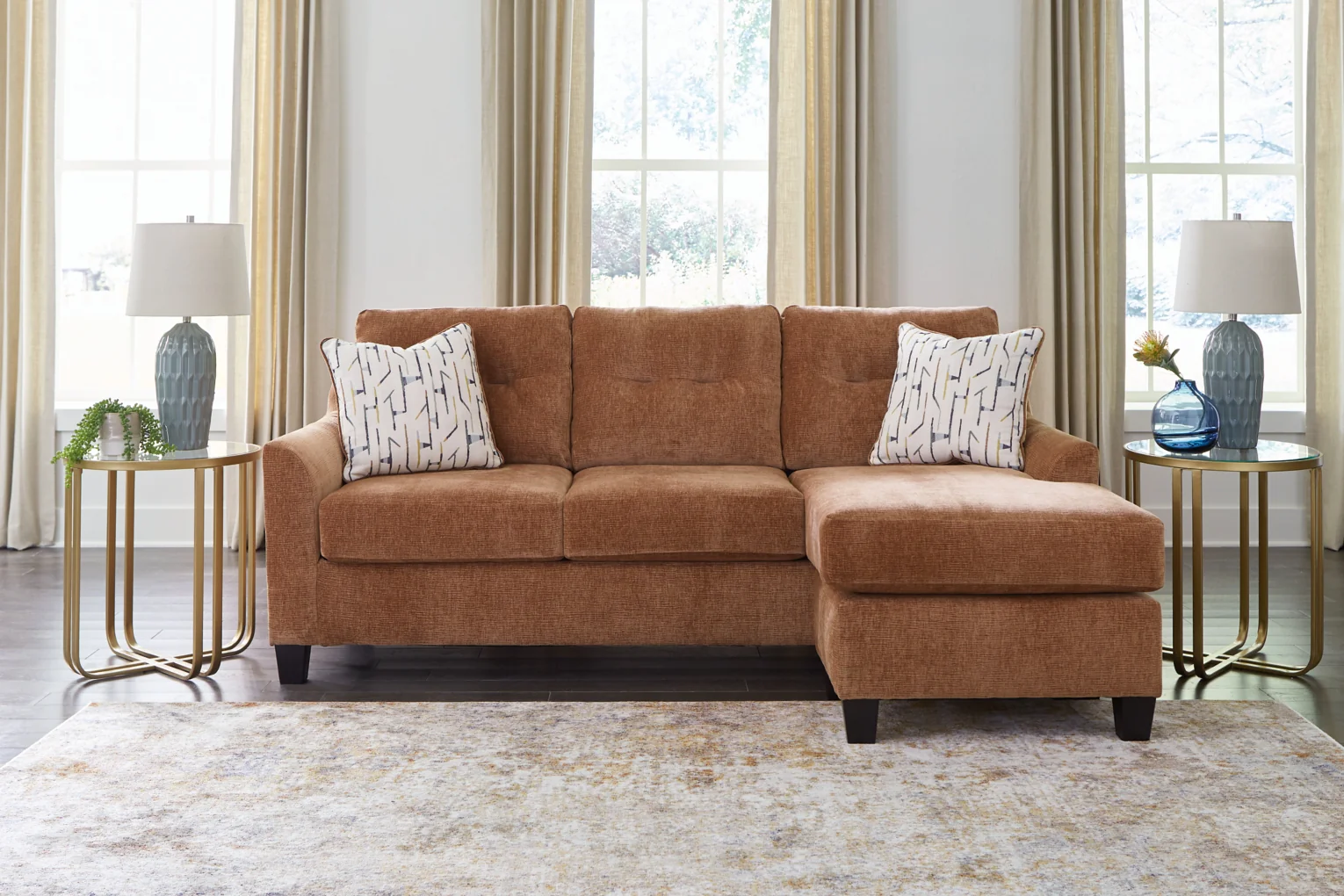 Amity Bay Sofa Chaise Queen Sleeper