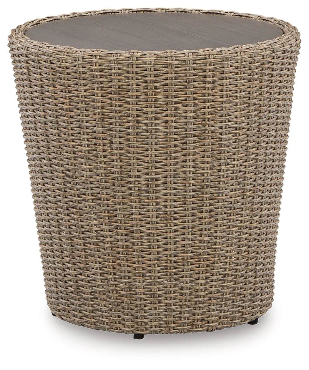 Danson - Round End Table - Beige