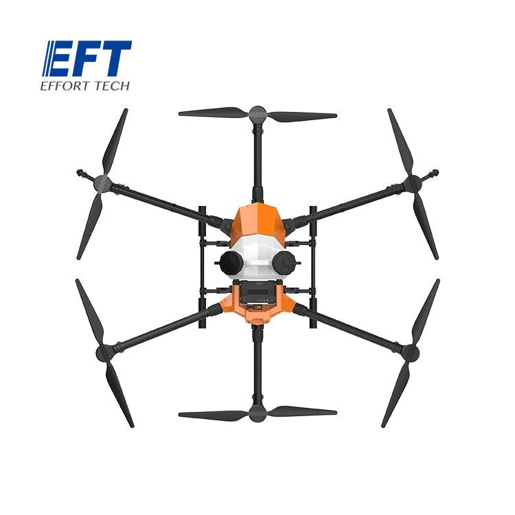 EFT G616 16L Agriculture Drone - 6 Axis 16kg 16L farming spraying system spreader sprayer drone compact with Hobbywing X8 JIYI K3A Pro FC, Skydroid T12