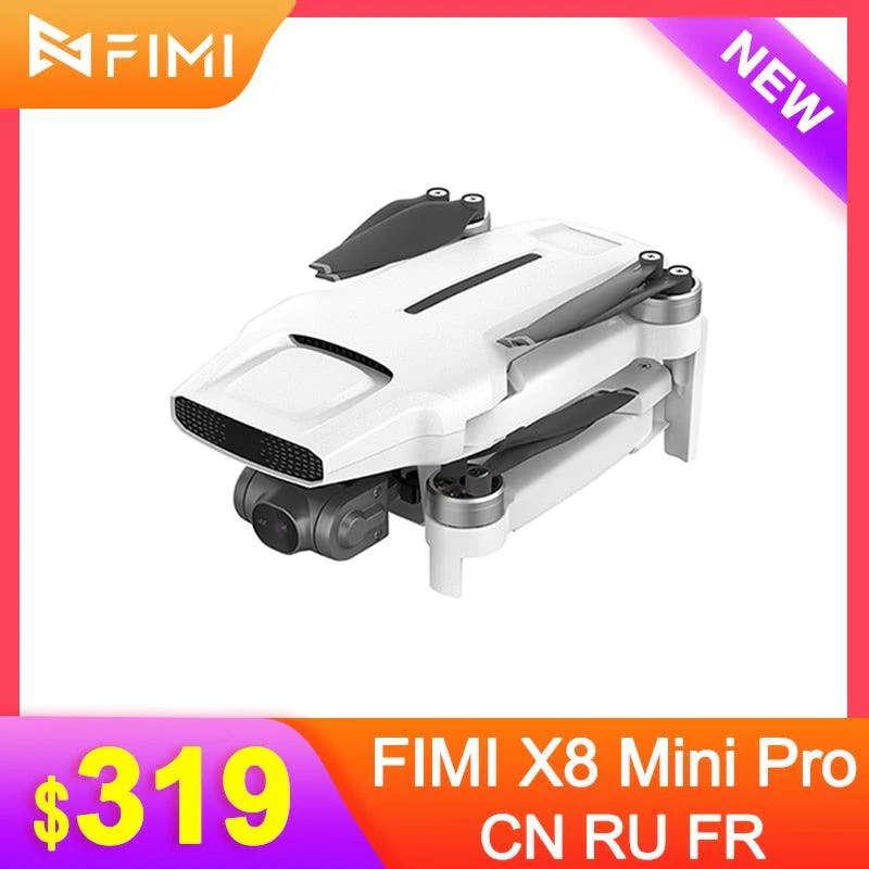 FIMI x8 Mini Drone - 250G-Class 4K HD Camera Drone 3-Axis Gimbal FPV 5G Wifi GPS Drone 30Mins 8KM Remote Control Mini Quadcopter VS X8SE