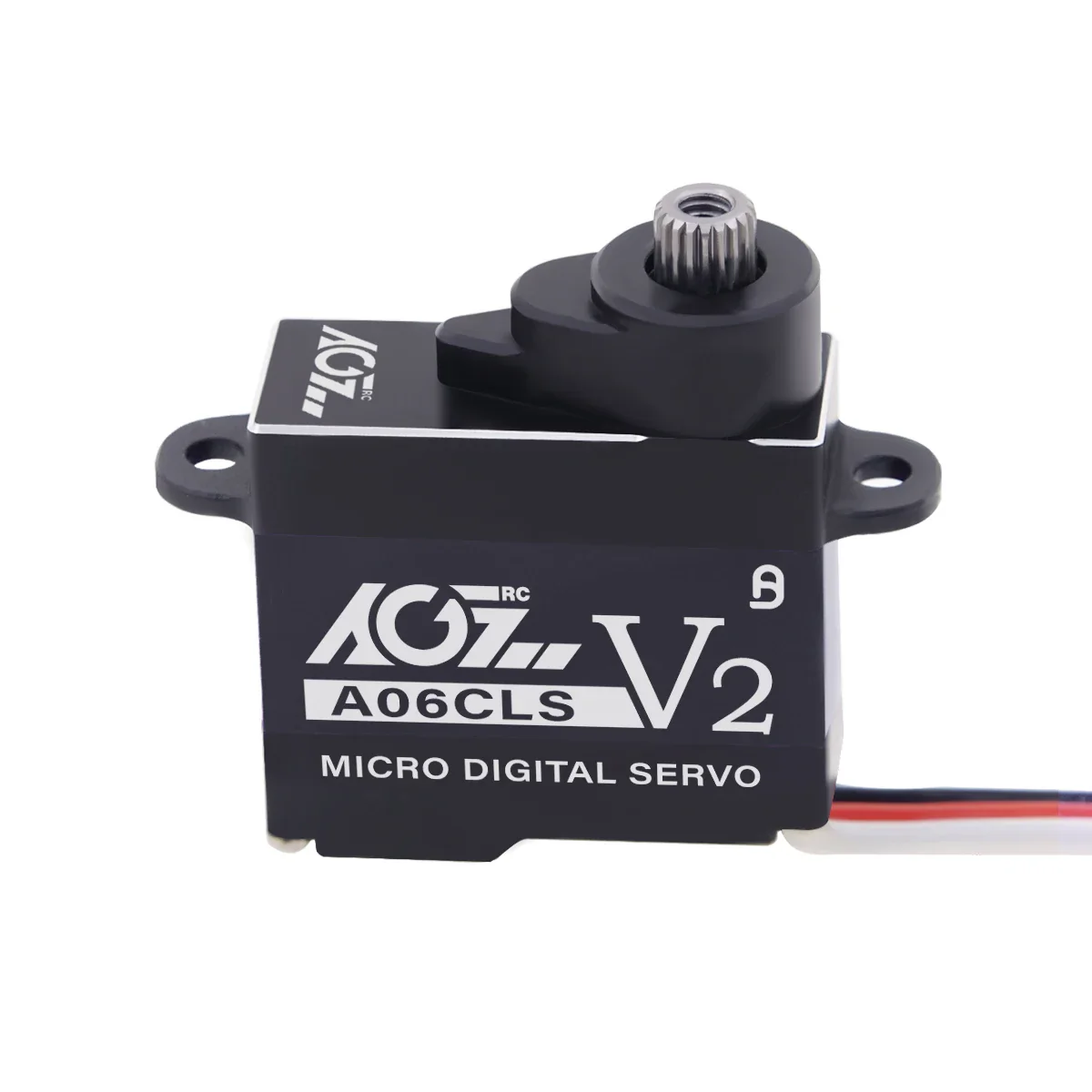AGFRC A06CLS V2 Black Aluminum Case - 6g Titanium Gear 3KG Micro Digital Coreless Servo For Mini Z Car GLR GLA MRZ Airplane RC F3P