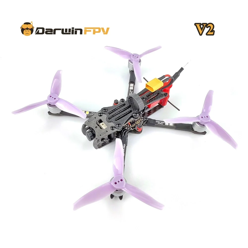 DarwinFPV Baby Ape/Pro/V2 FPV Drone - Flight Control Quadcopters 142mm 3 Inch F4 OSD 15A AIO BLHeli_S Dshot600 40CH 200mW 700TVL