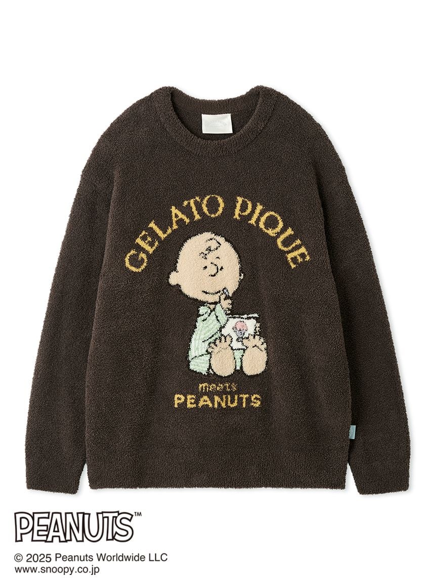 [PEANUTS] [MENS] Original Art Jacquard Pullover