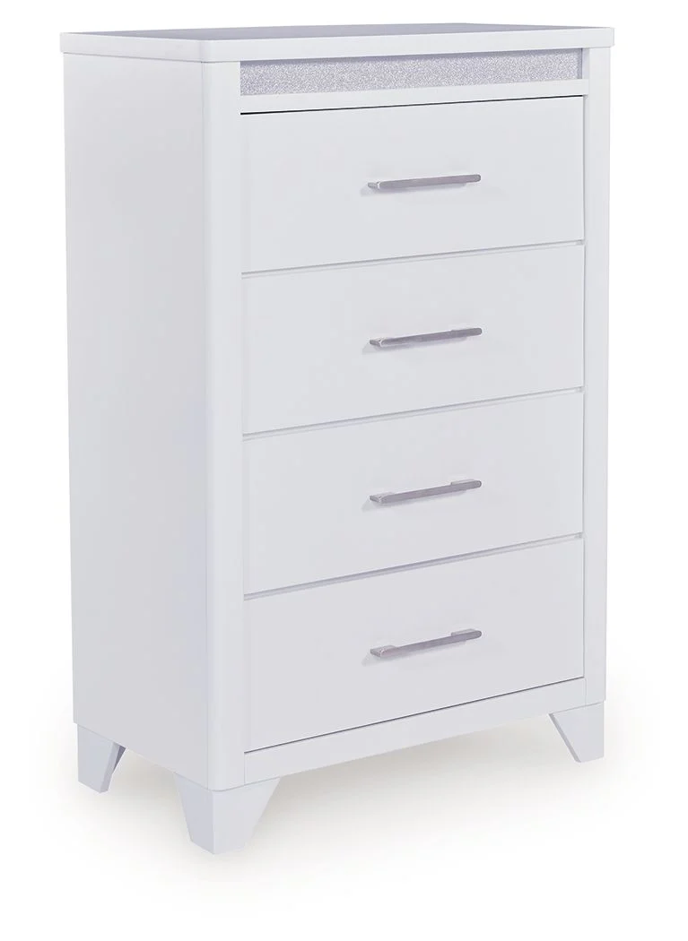 Jarlee - Four Drawer Chest - White