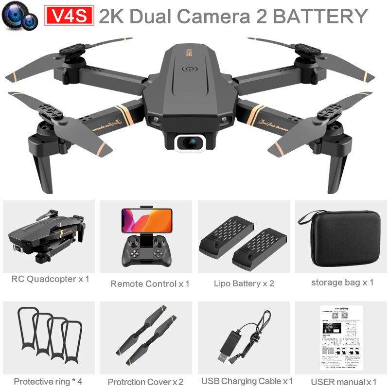 4DRC V4 RC drone - 4k WIFI live video FPV 4K/1080P drones with HD 4k Wide Angle profesional Camera quadrocopter dron TOYs